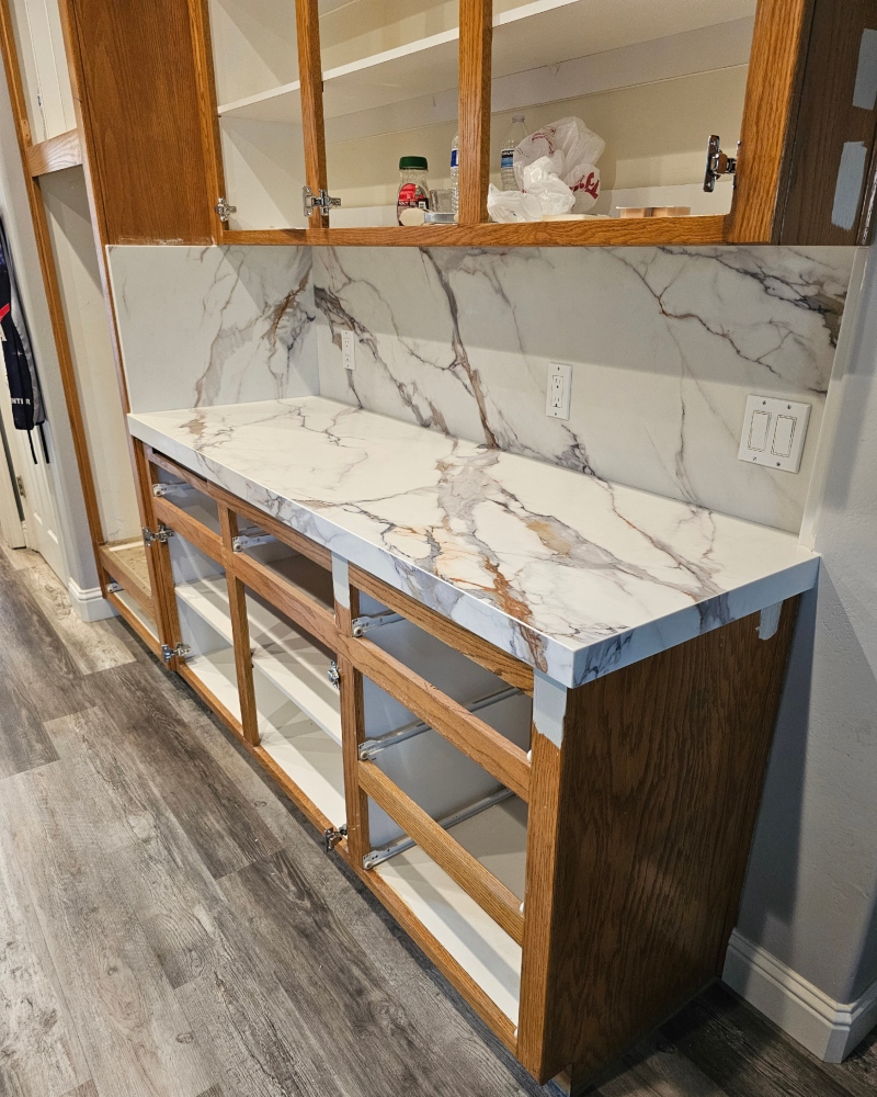 Residential porcelain tile project