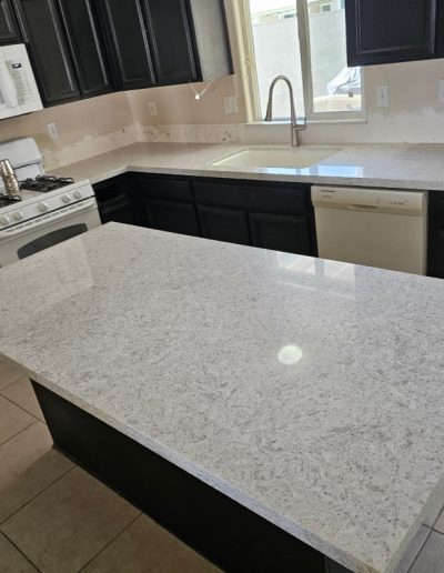 reception desk granite