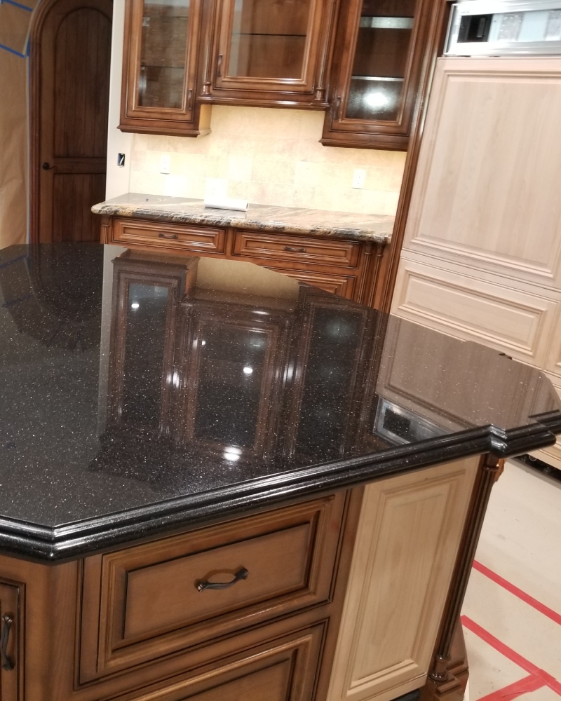 residential granite kitchen project