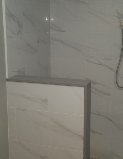 veined granite countertop